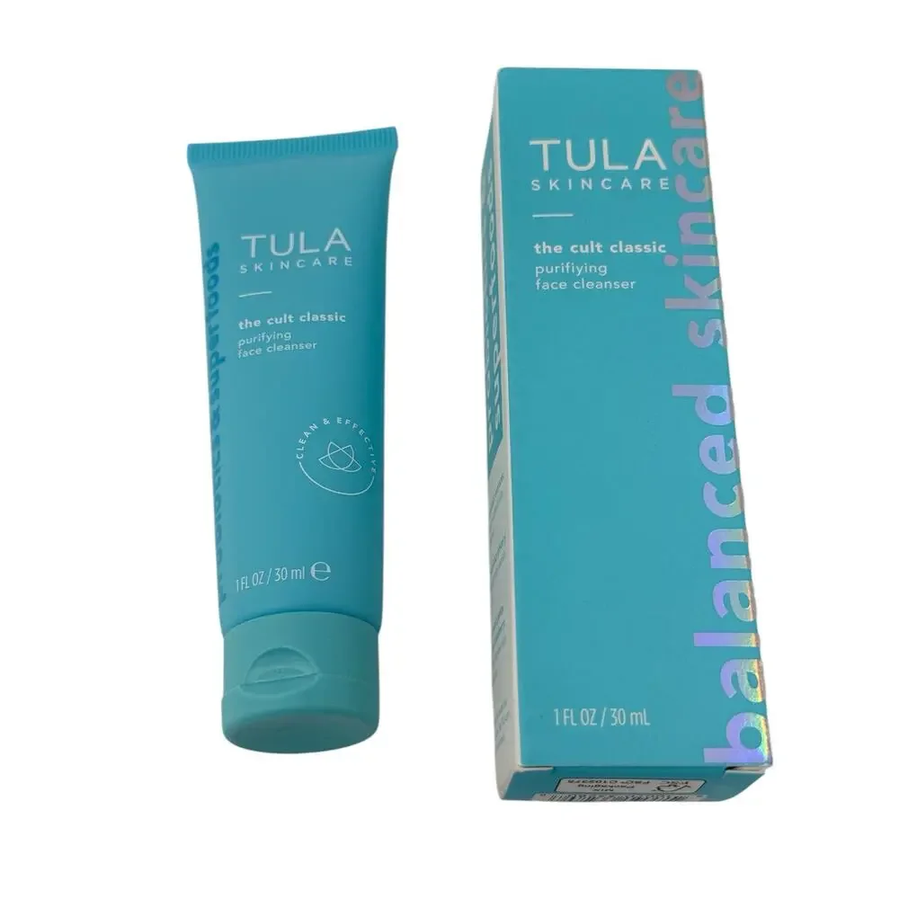 TULA Skincare The Cult Classic Purifying Face‎ Cleanser 1 Fl Oz New In Box